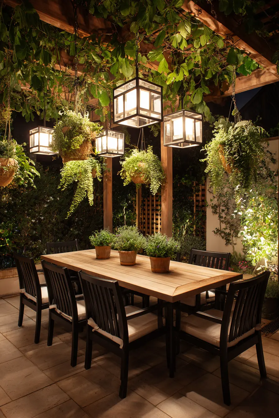 Modern Outdoor Chandelier with Minimalist Design
