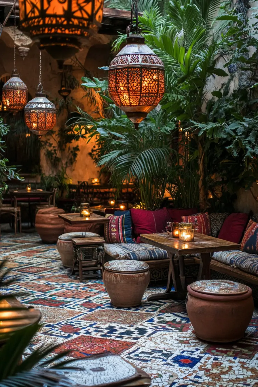 Moroccan Courtyard Vibe