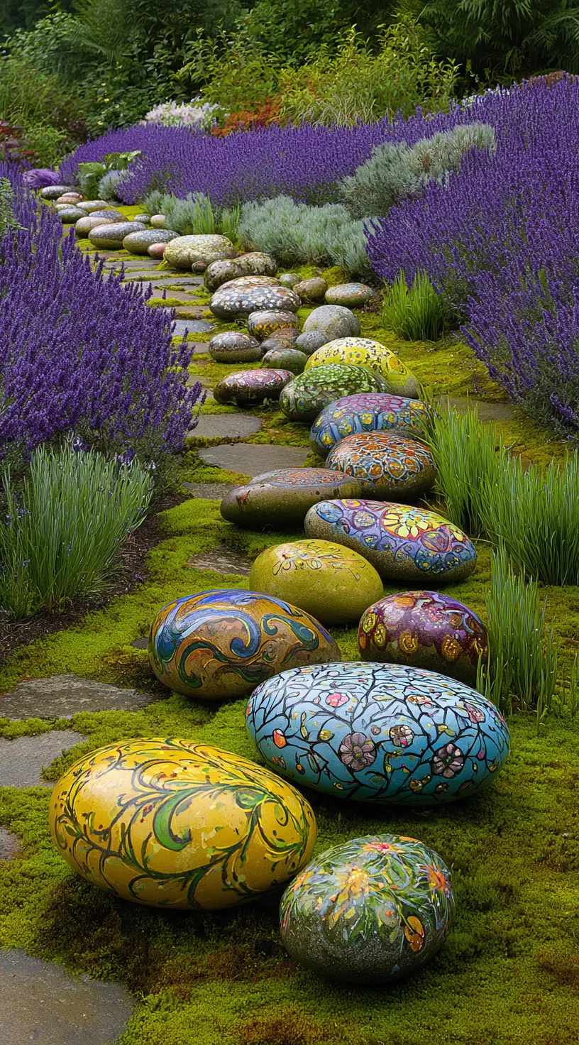 Paint Rock Garden Art