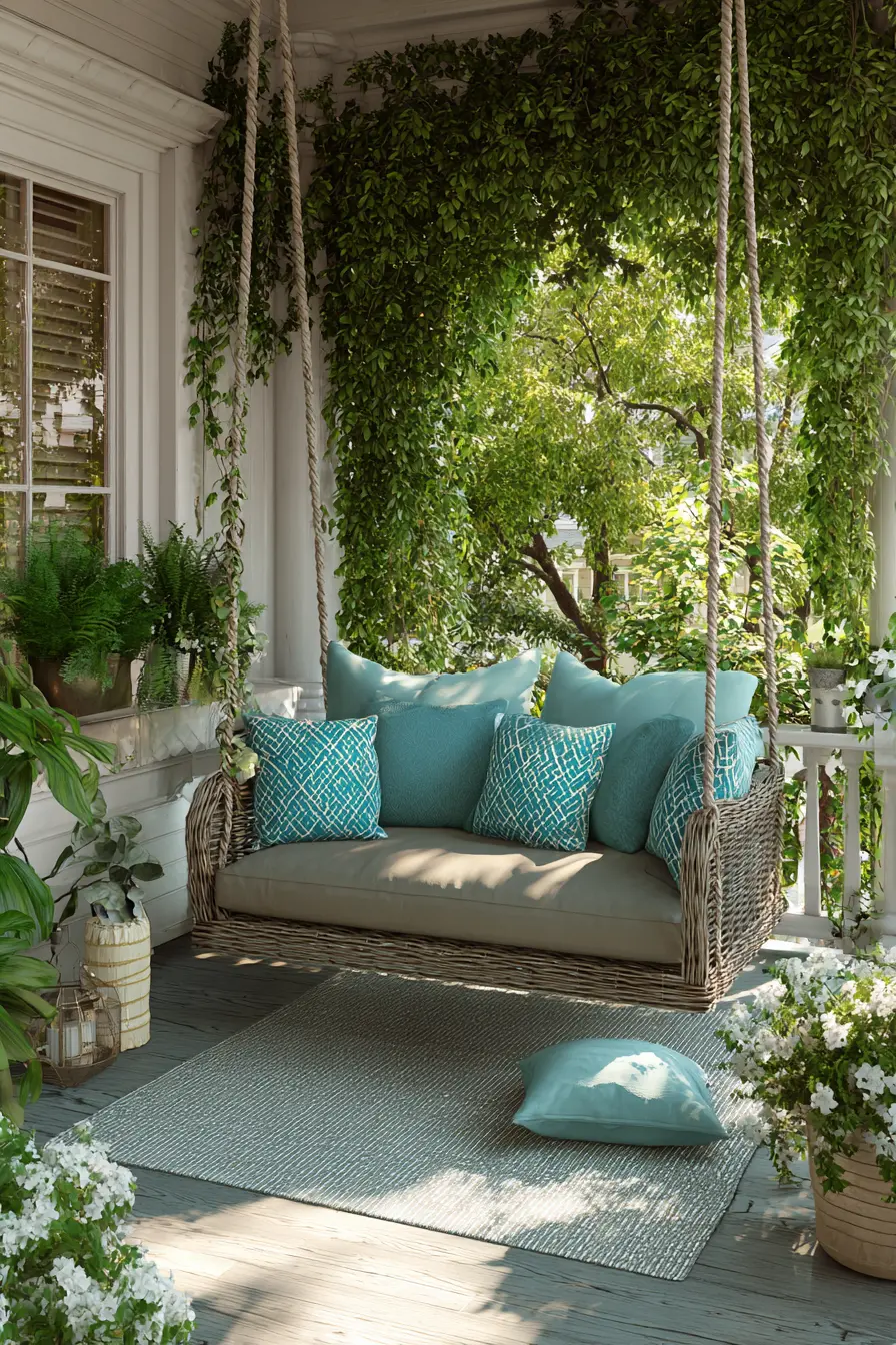 Porch Swings for a Cozy Retreat