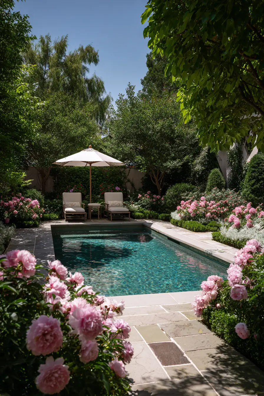 Private Oasis with Surrounding Greenery