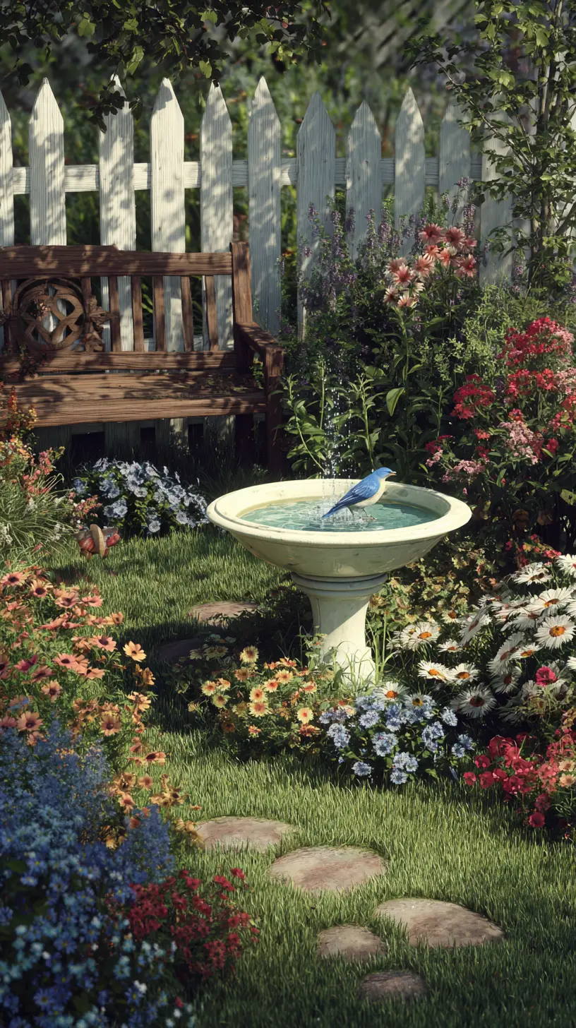Add a Bird Bath or Feeder to Attract Wildlife