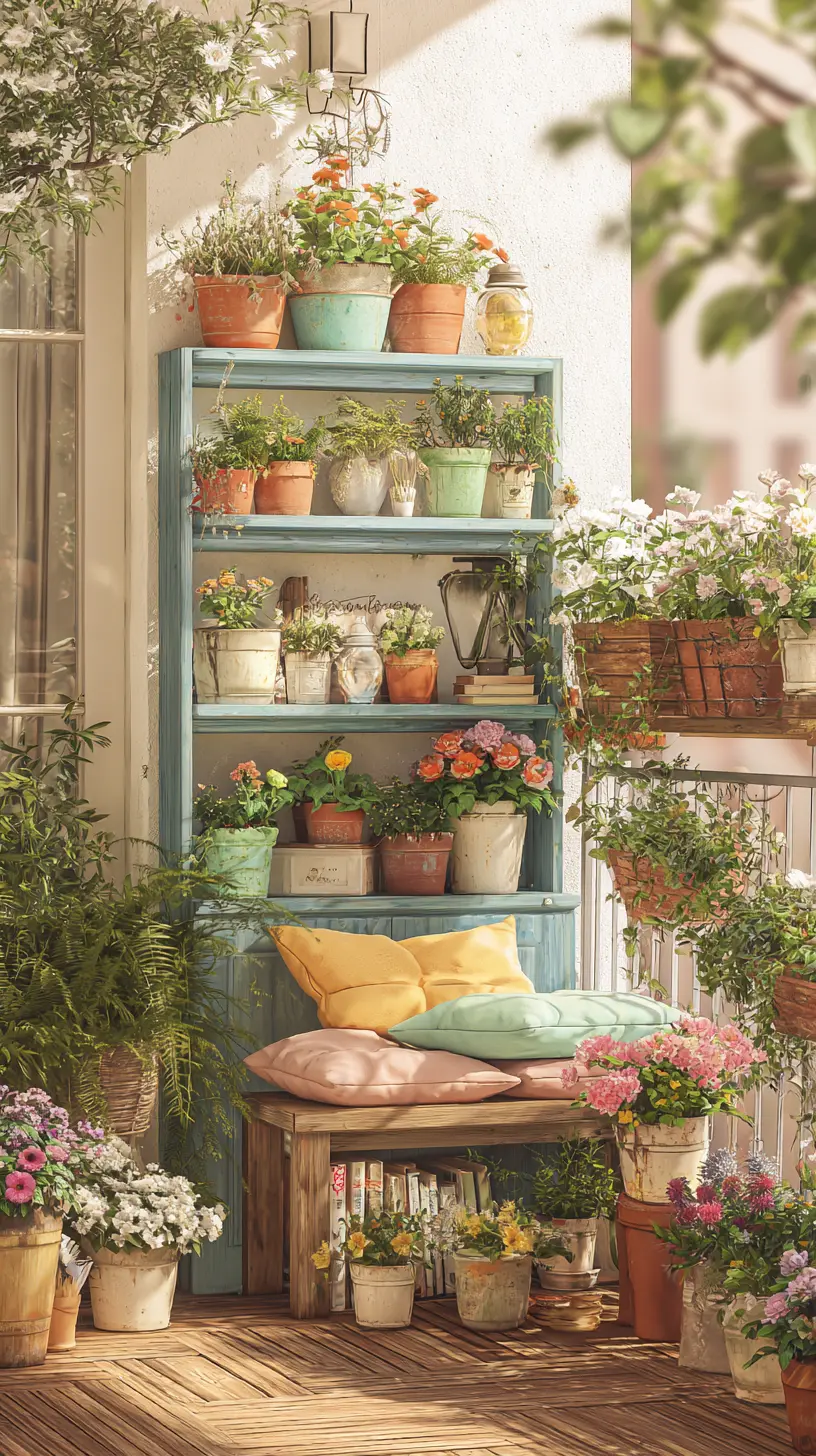Install Shelving for More Plant Space