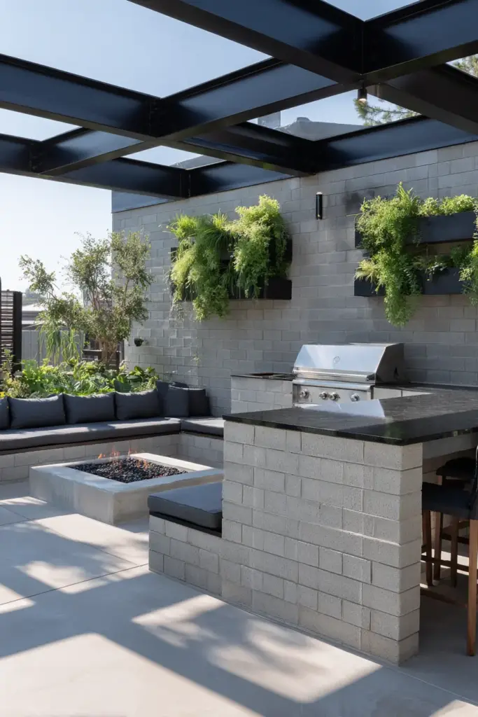 Sleek Modern Outdoor Oasis