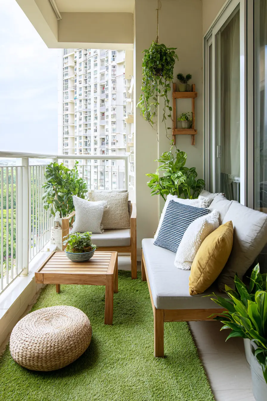 Tiny Patio Yoga Retreat