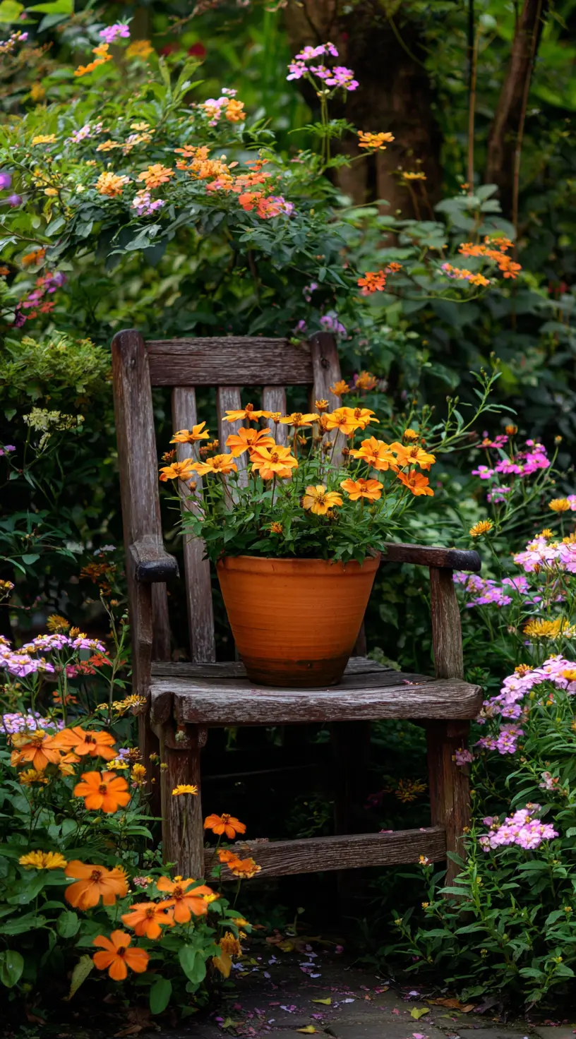 Turn an Old Chair into a Planter