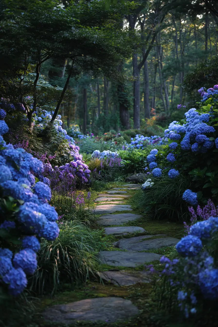 Hydrangea and Lavender Combination