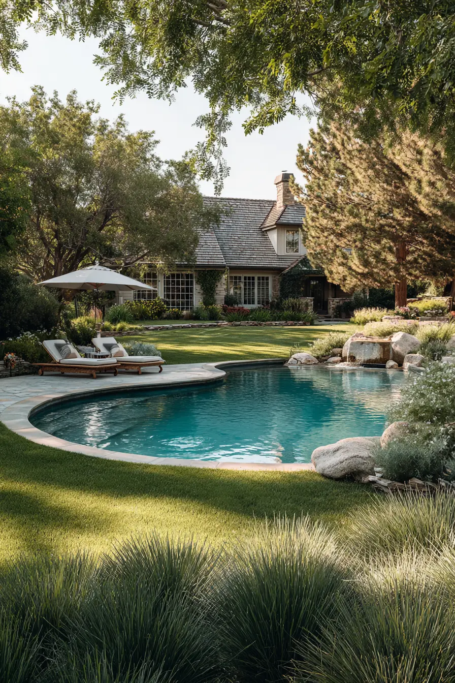 Backyard Retreat Semi Inground Pool