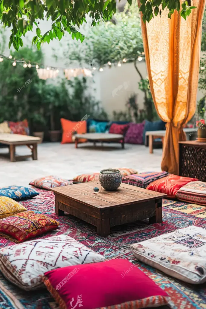 Boho-Chic Cushion Lounge