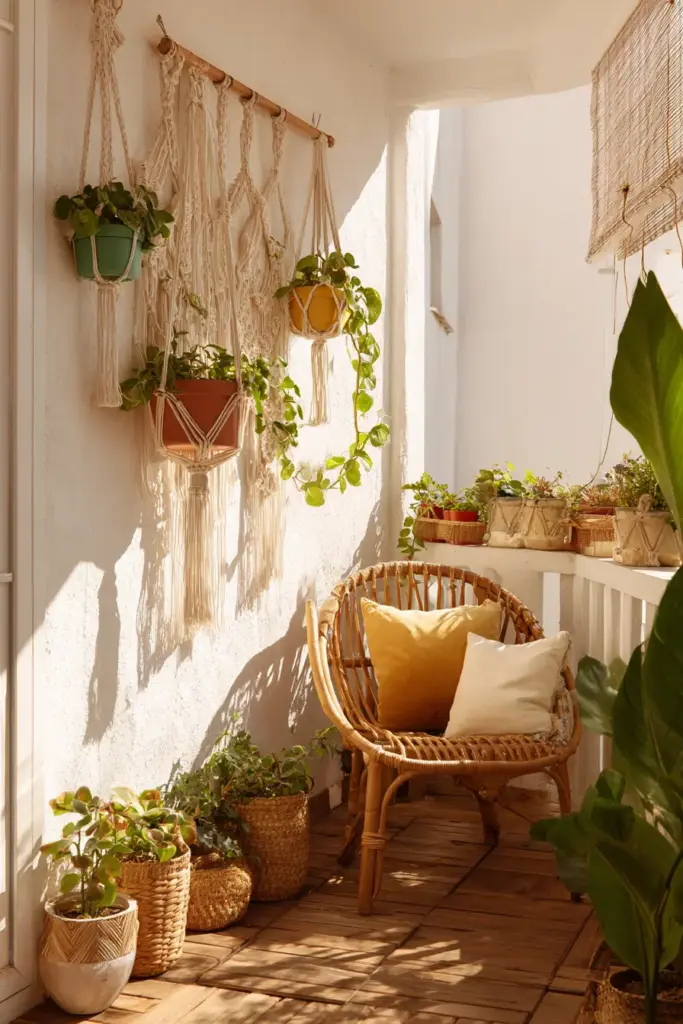 Hanging Macramé Pot Wall