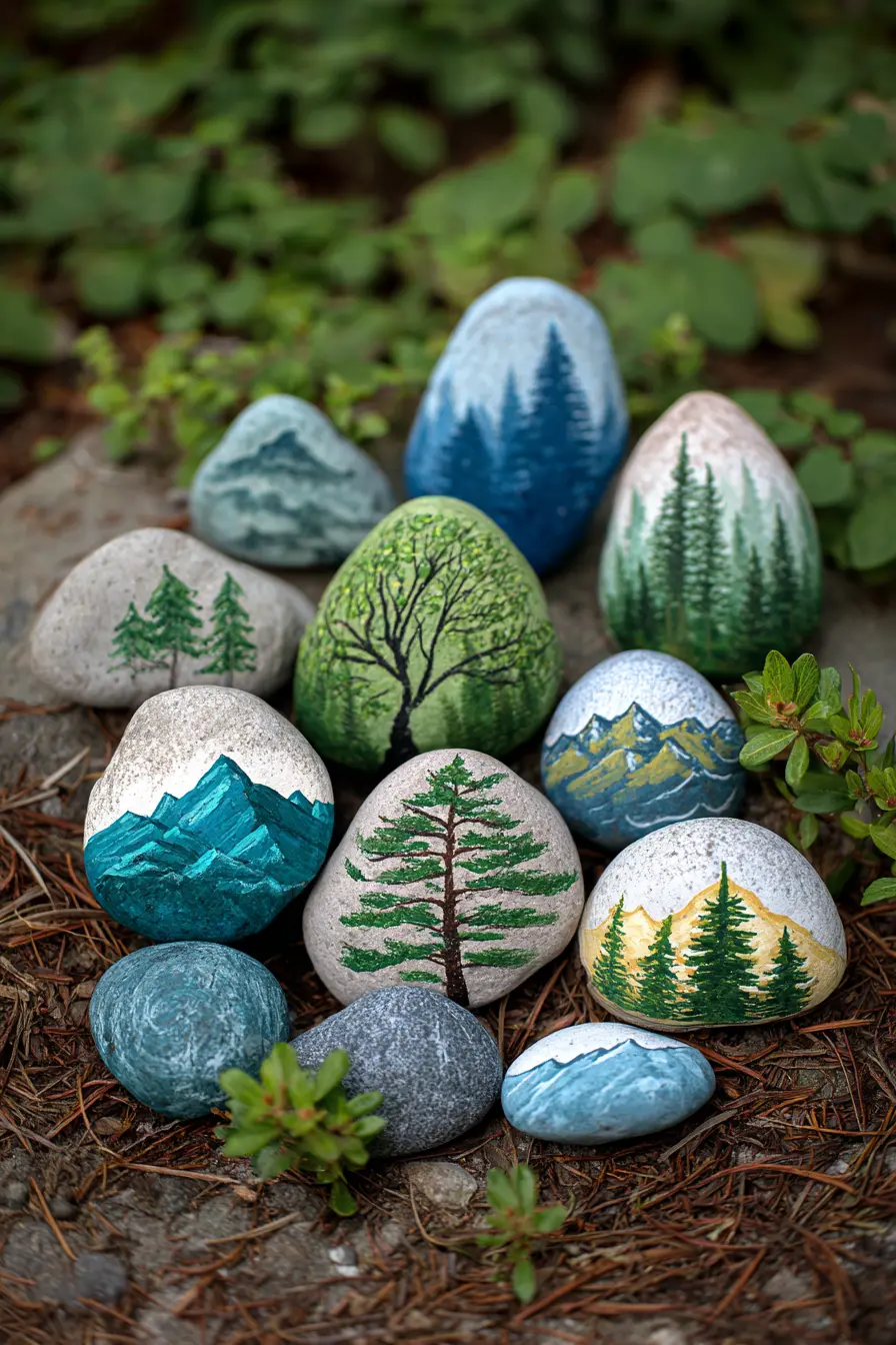Nature-Inspired Rock Paintings