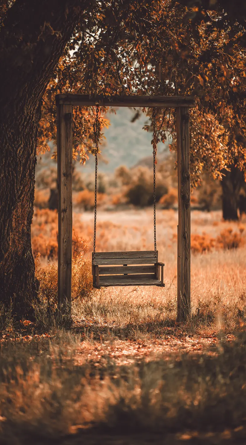 Repurposed Wood Swing Set