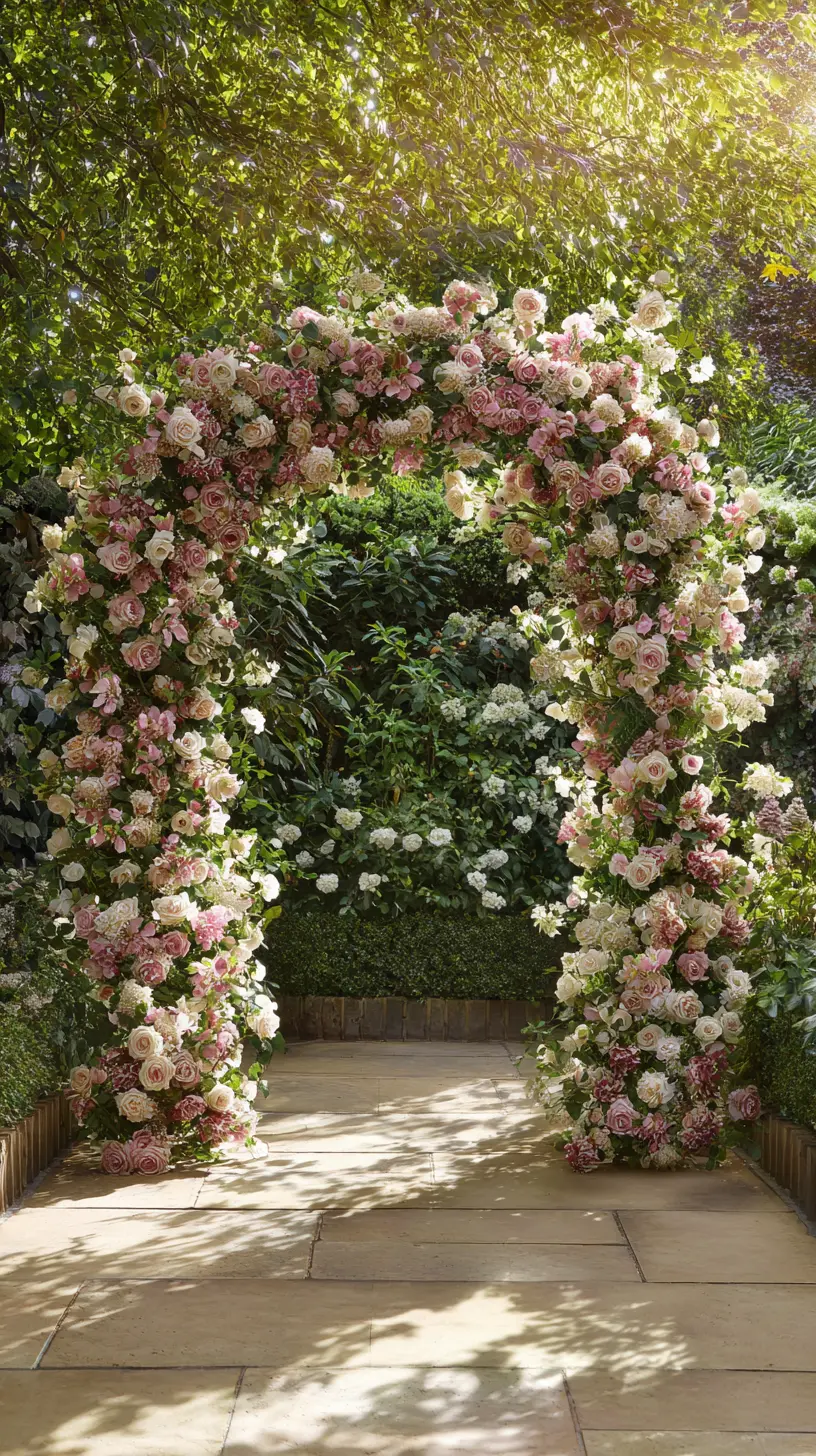 Rose-Covered Archway