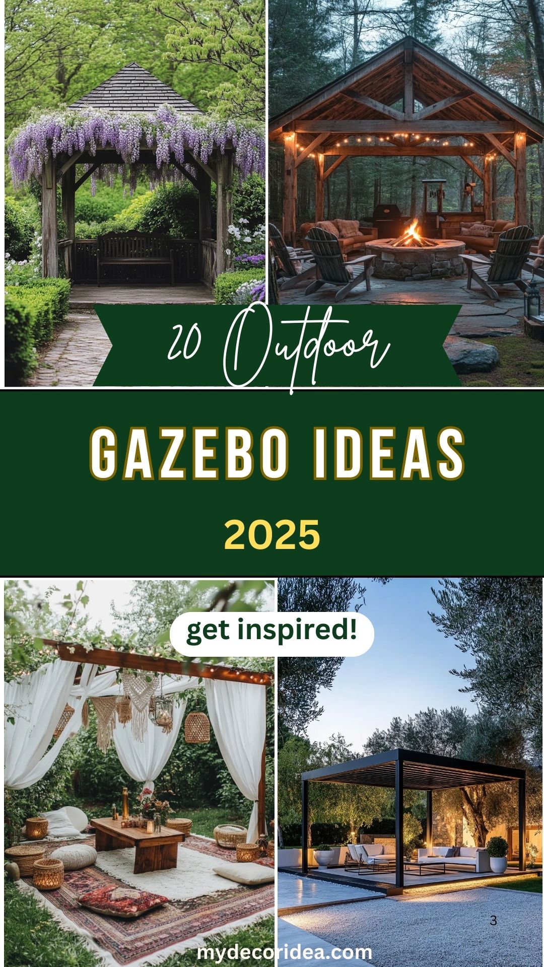 20 Outdoor Gazebo Ideas
