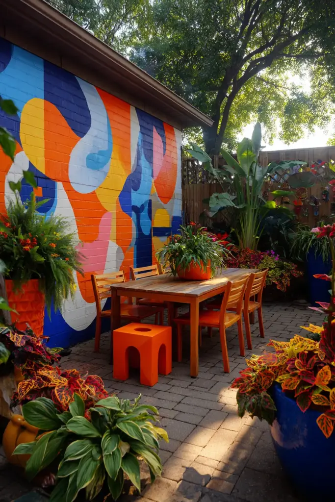 Artistic Garden Patio