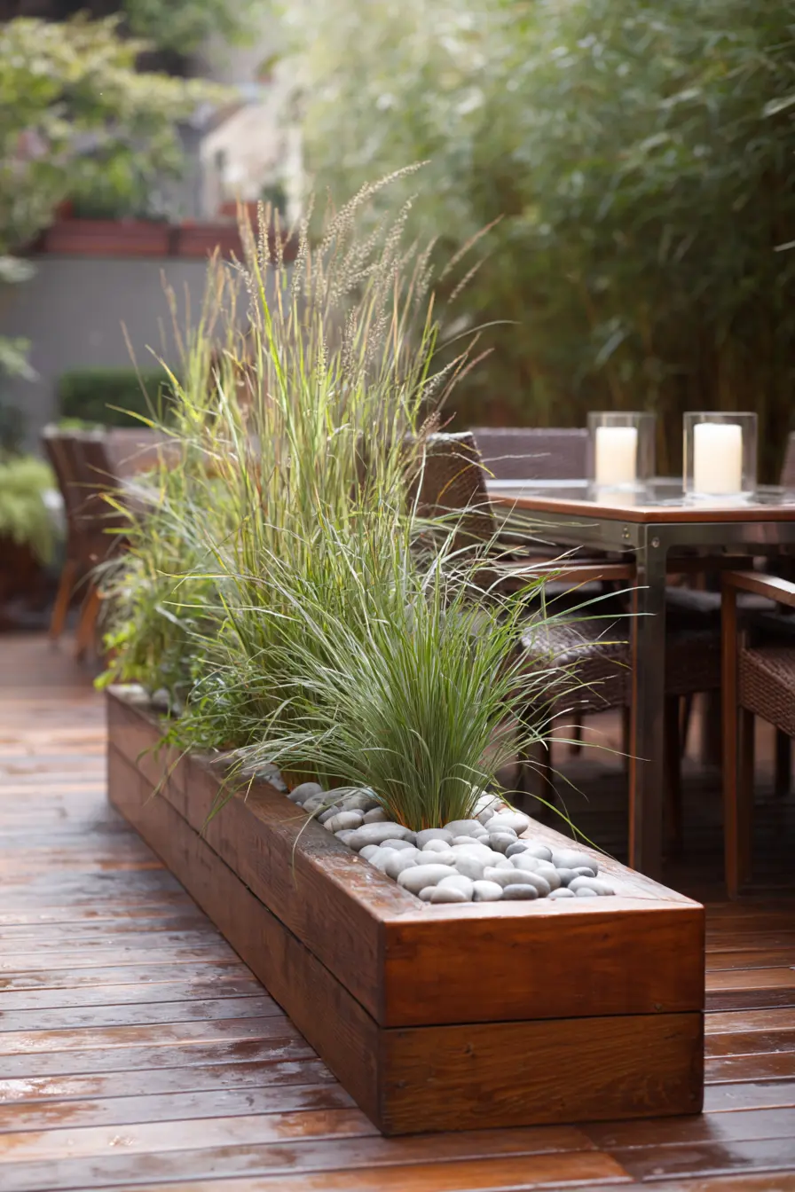 Recessed Deck Planter
