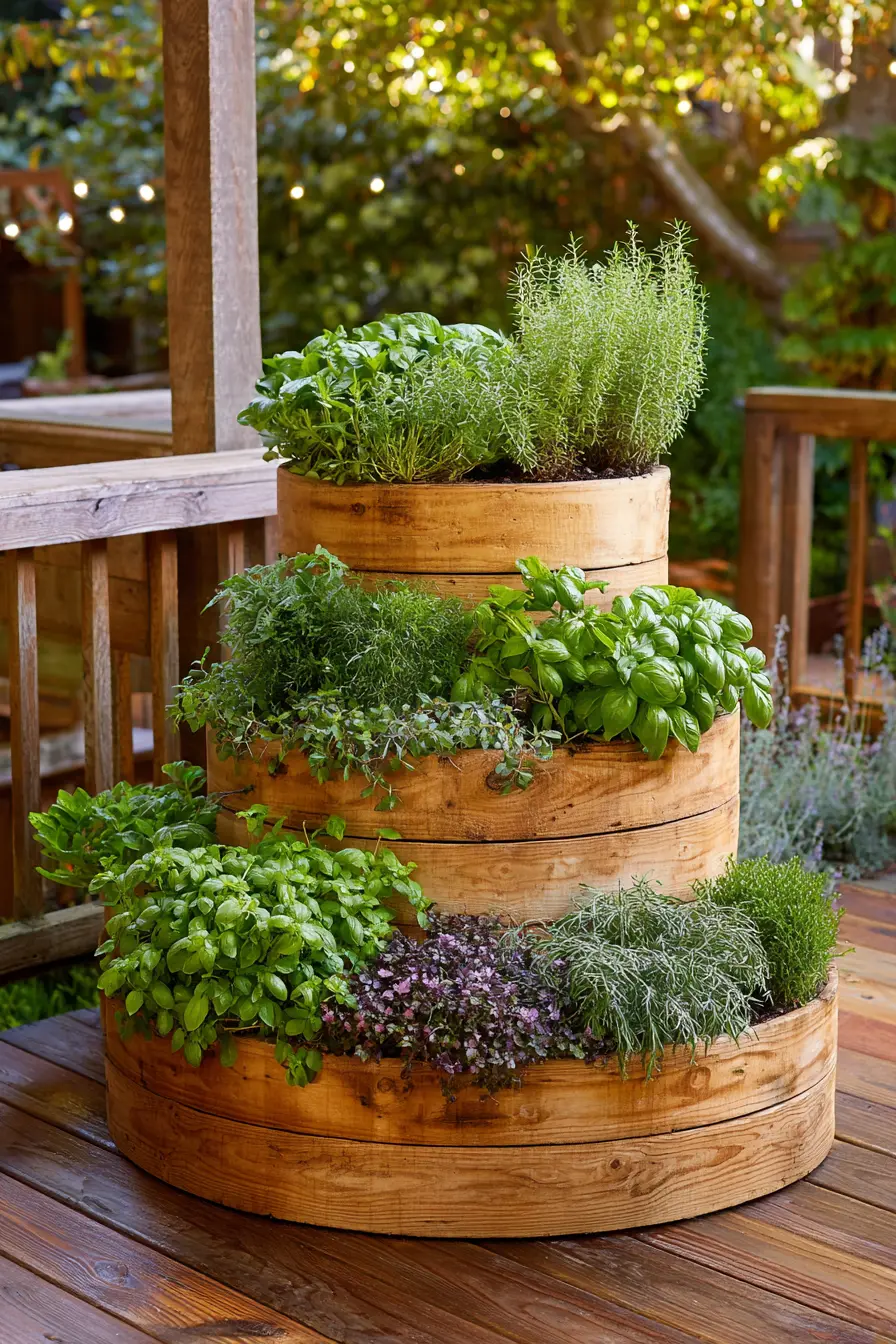 DIY Herb Garden Tower
