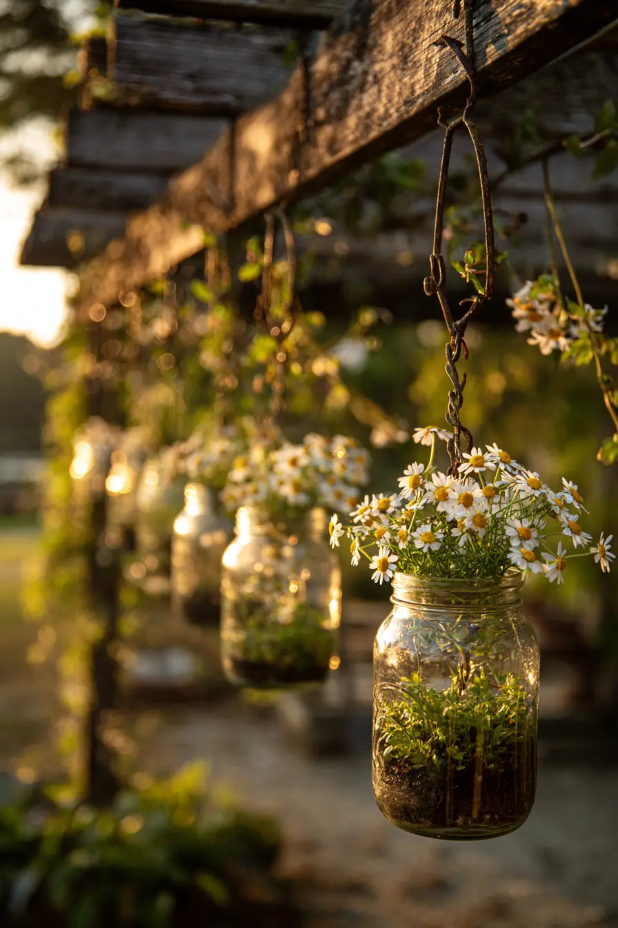 Hanging Jar Planters