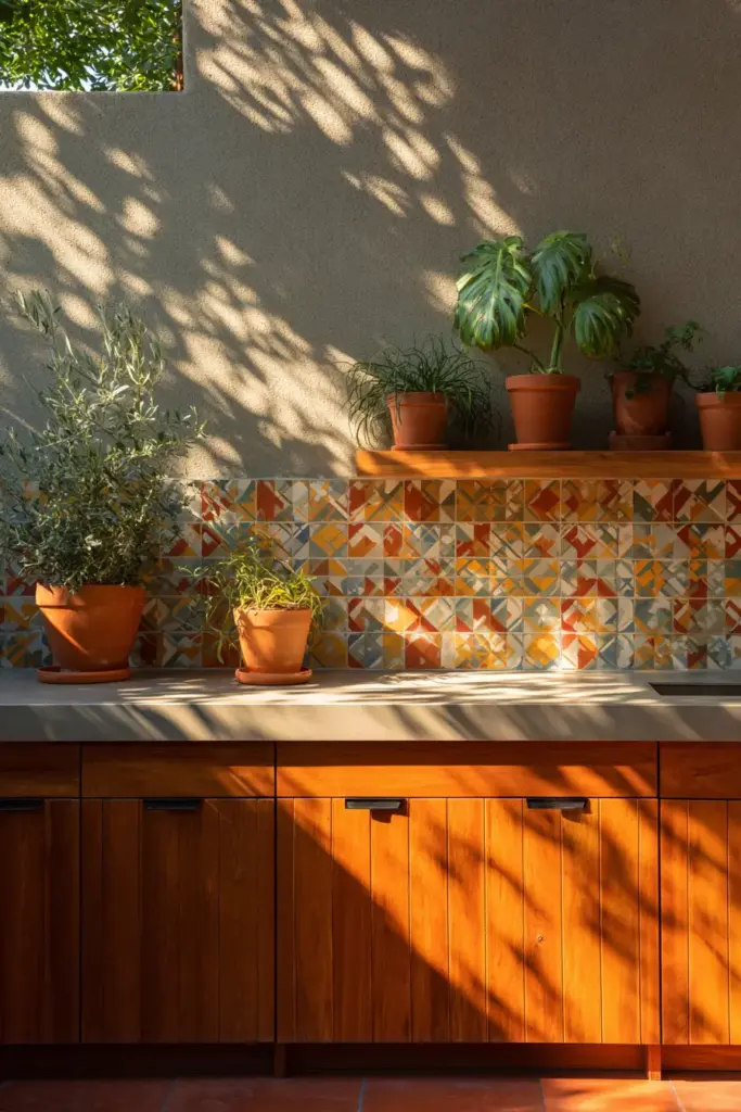 Rustic Mediterranean Herb Oasis