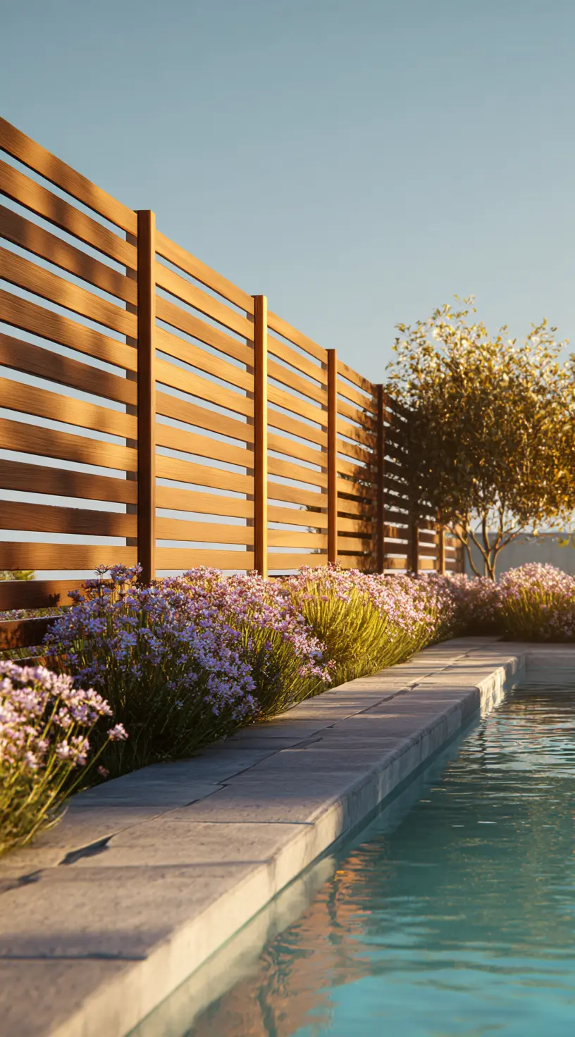 Deck with Privacy Screens