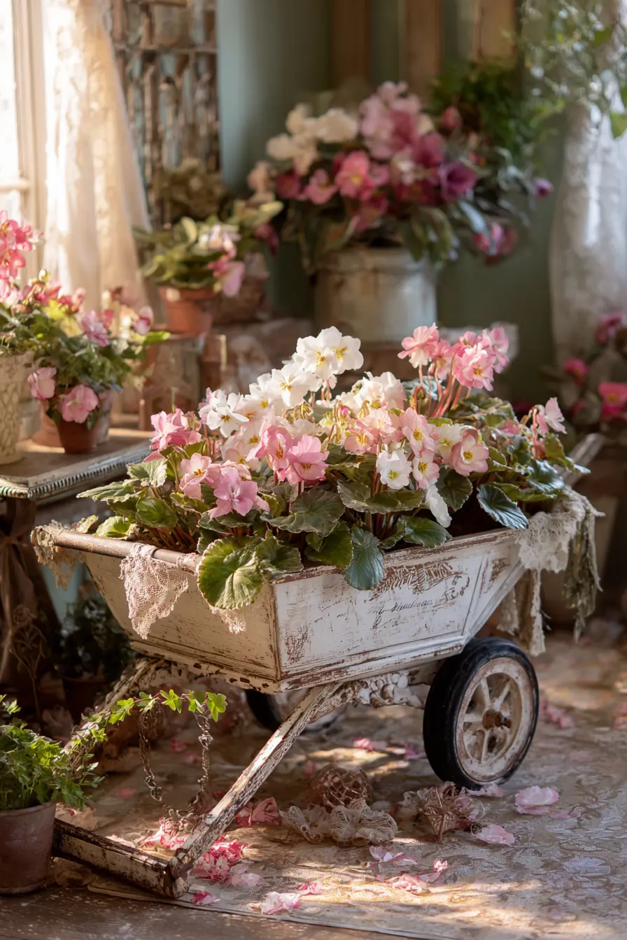 Shabby Chic Lace Garden