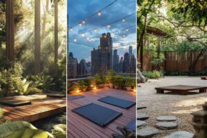 25 Outdoor Yoga Space Designs