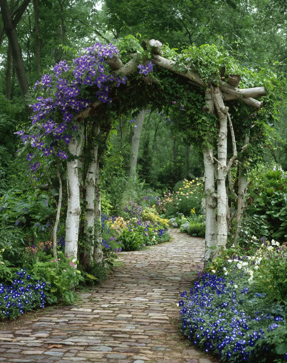 Birch arbor