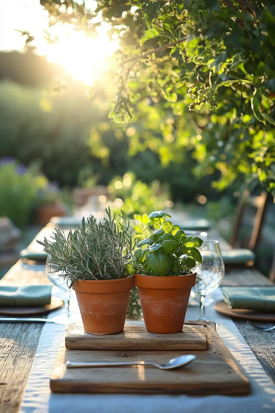 Garden Harvest Tablescape