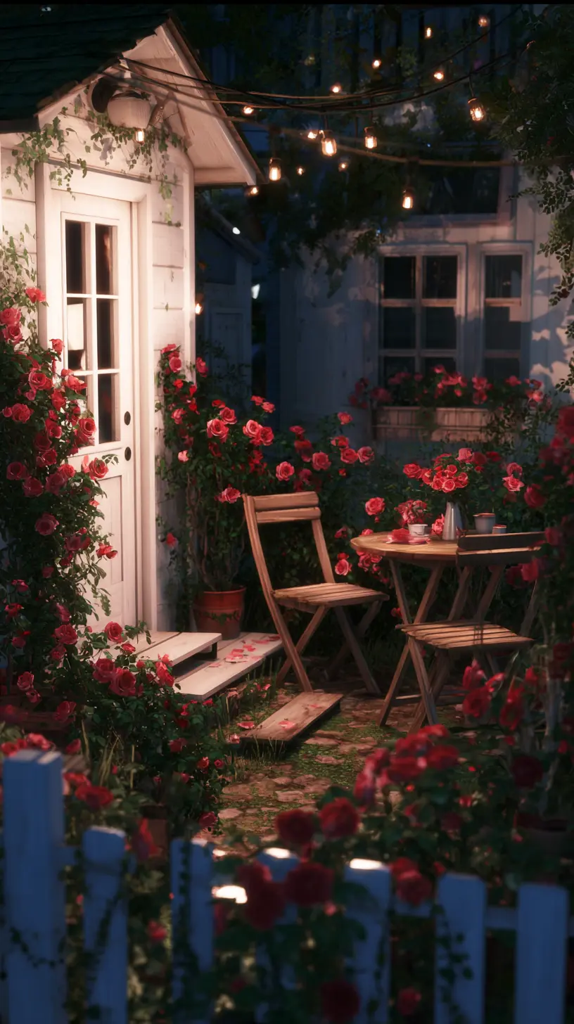 Small Patio Rose Garden