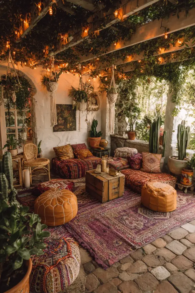 Boho Plant-Lounge Combo