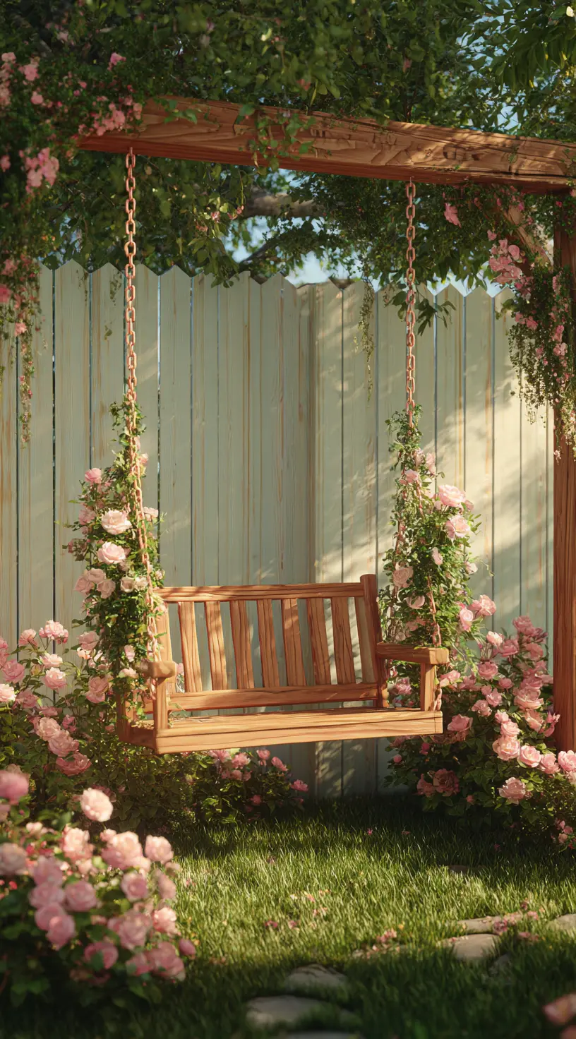 DIY Swing Set with Monkey Bars