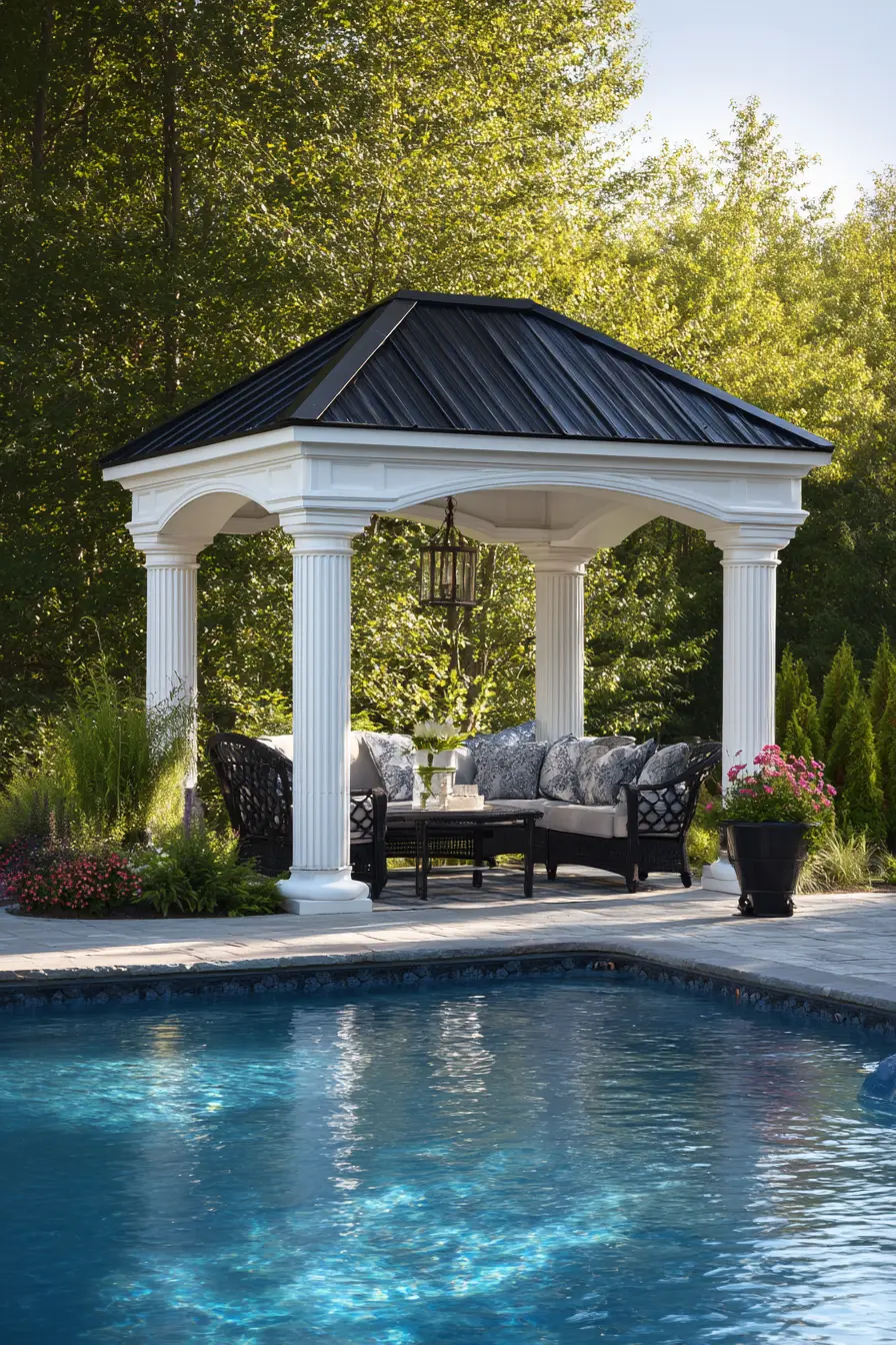 Poolside Pavilion for Resort-Style Luxury