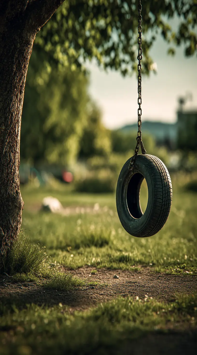Tire Swing on a Sturdy Frame
