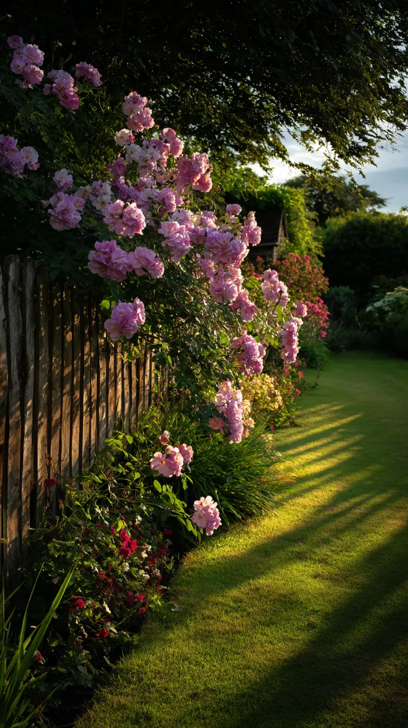 Wild and Natural Rose Border