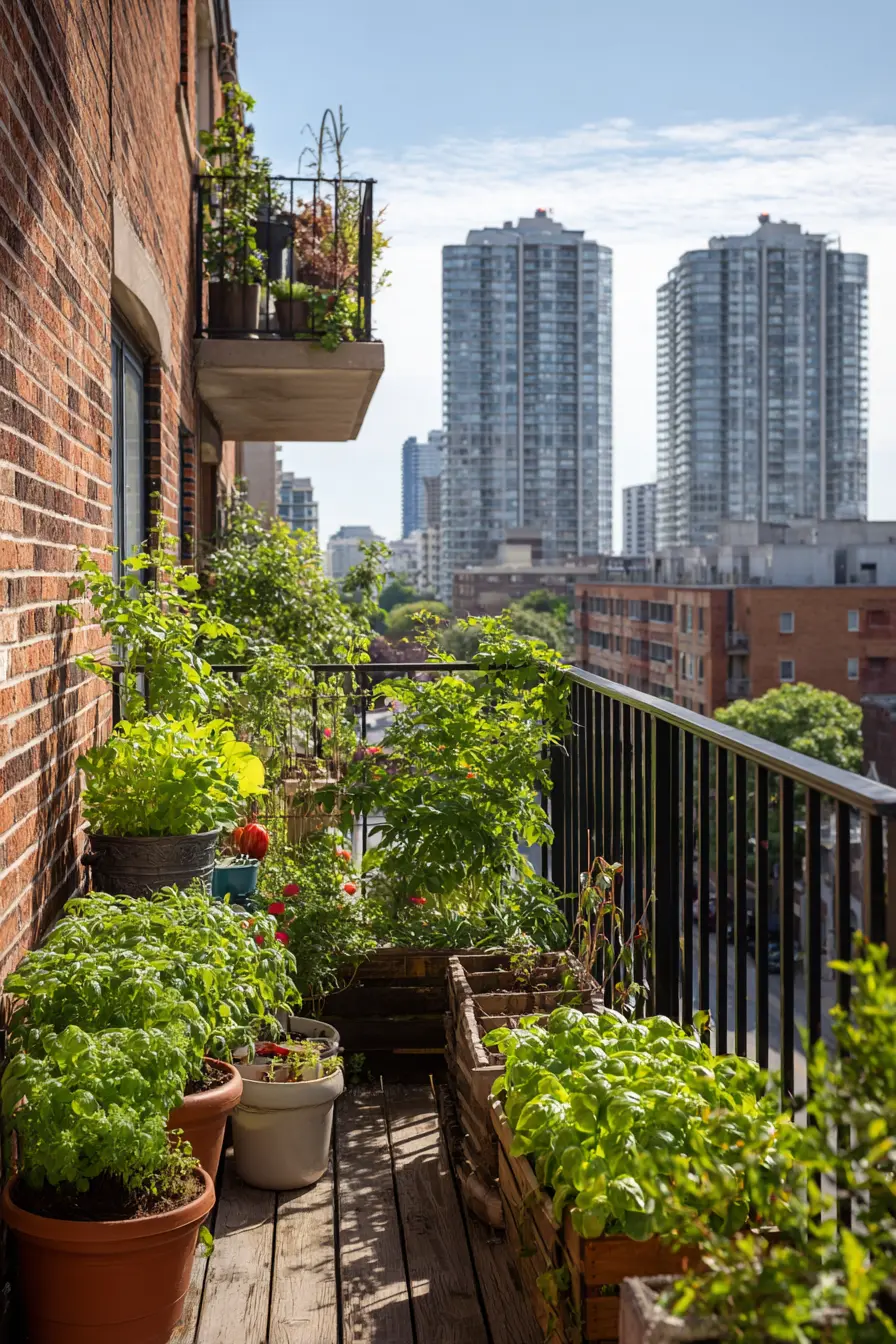 Balcony Herb Garden