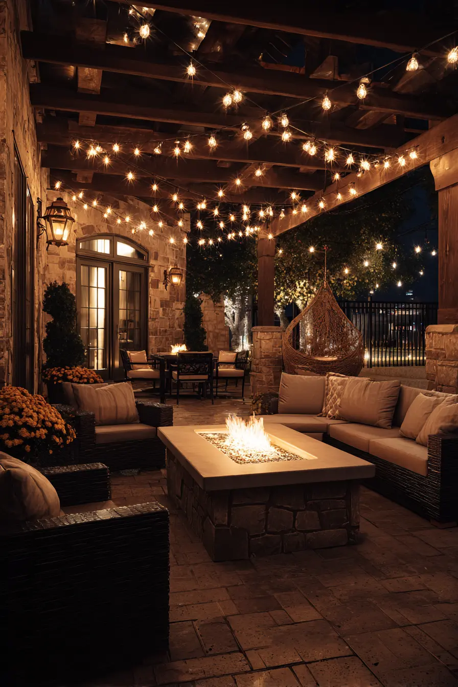 Fire Pit Seating for Chilly Nights