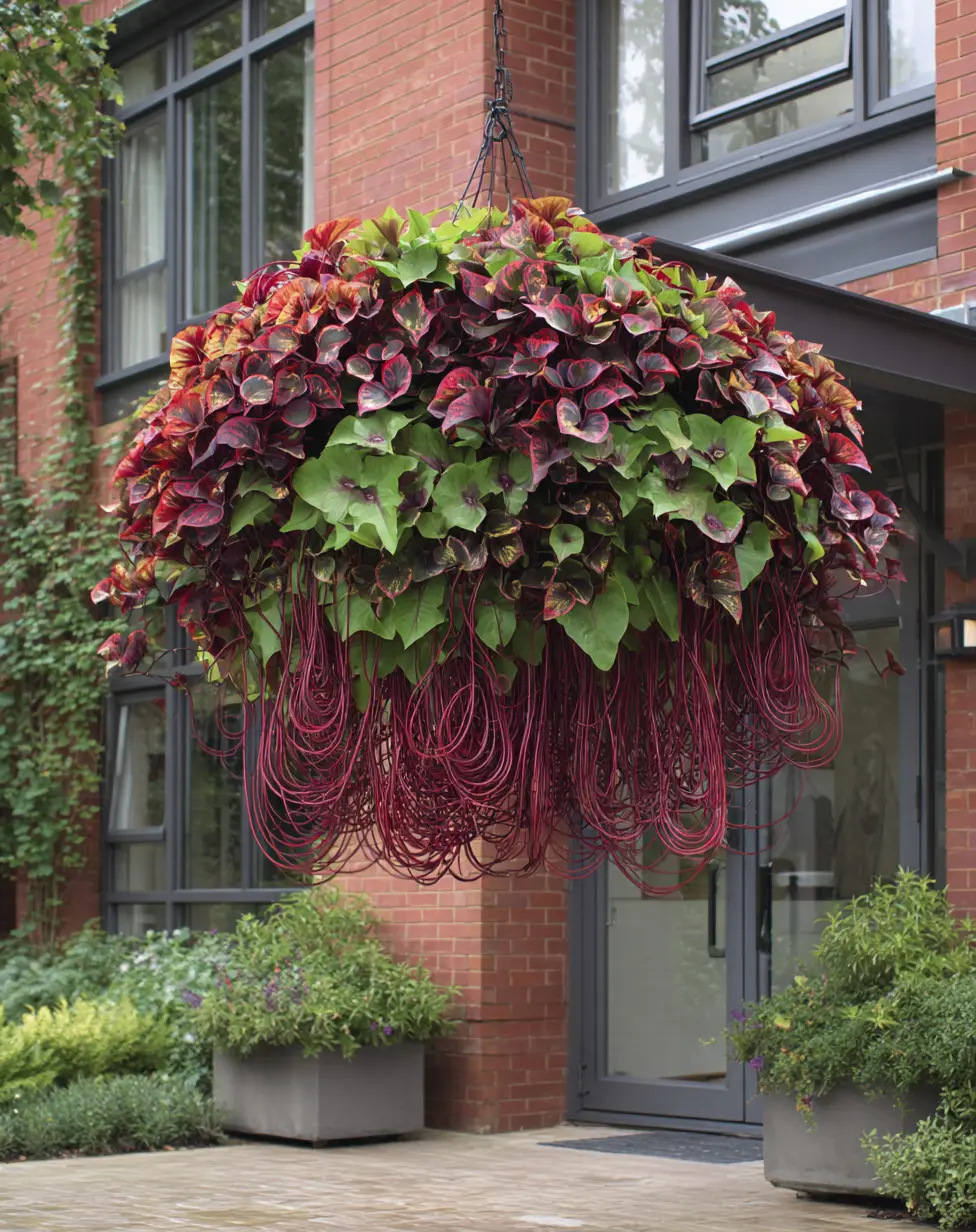 Hanging Coleus Basket