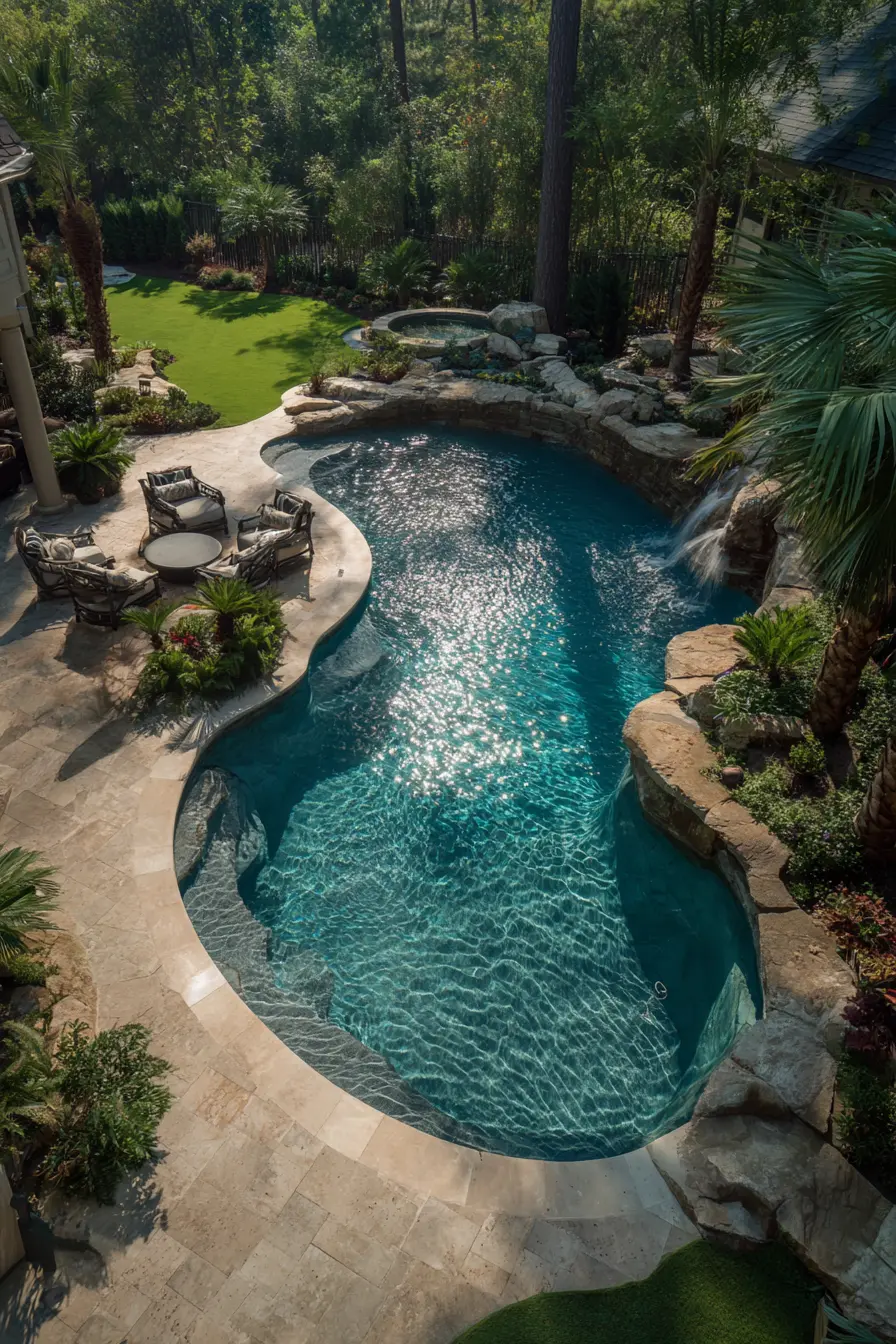 Minimalist Pool with Sleek Lines