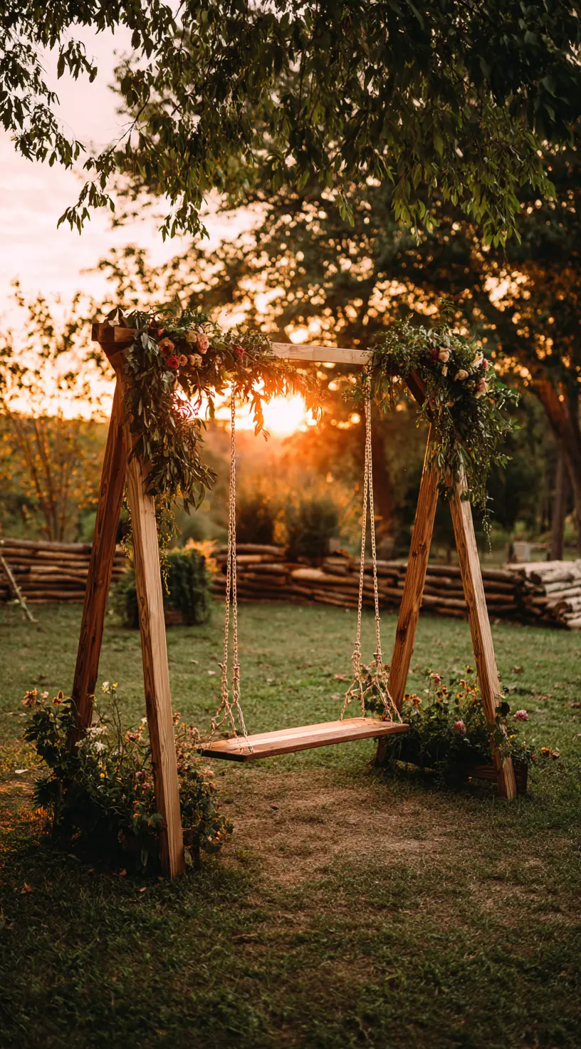 Pallet Swing Set Frame