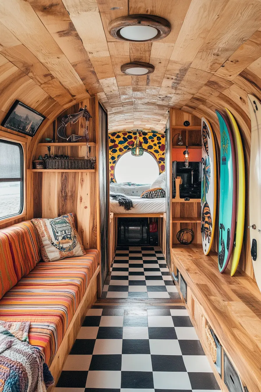 Retro Woody Wagon Cabin