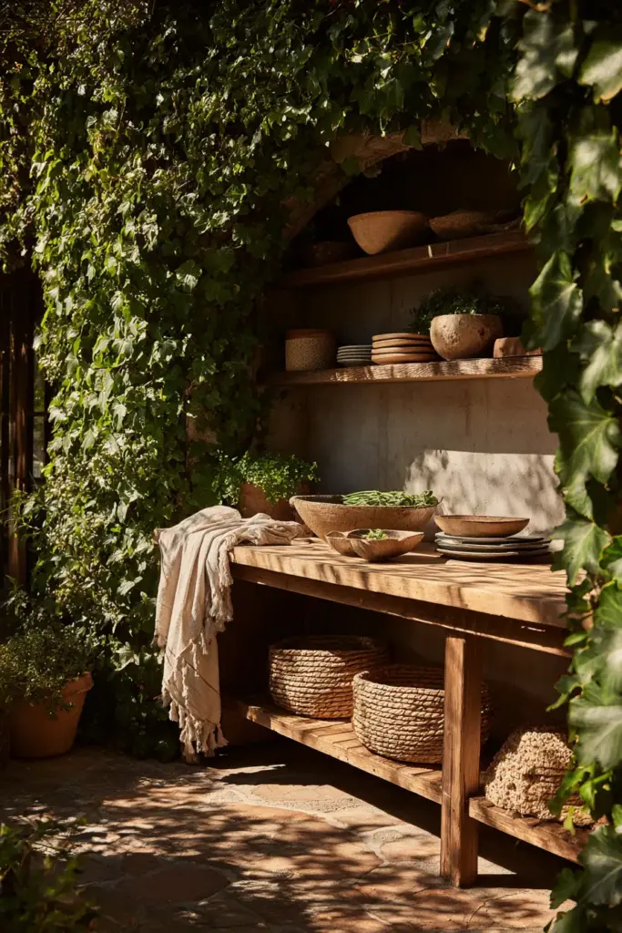 Rustic Mediterranean Outdoor Oasis
