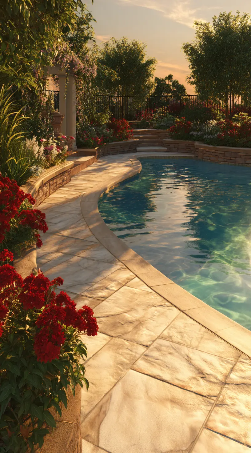 Wraparound Deck with Built-In Benches