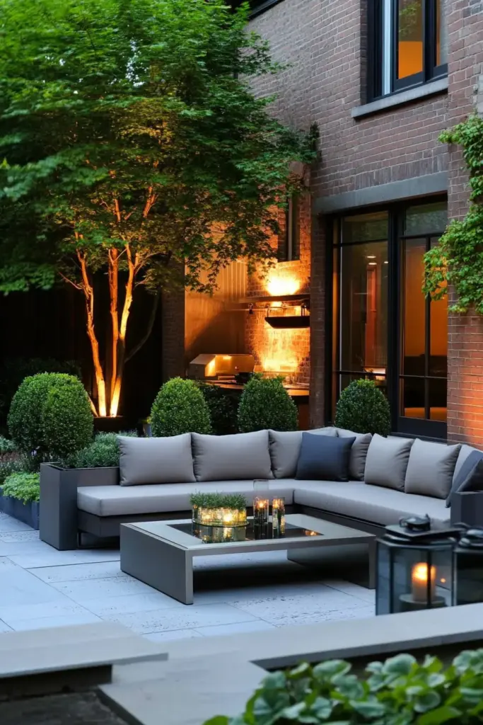 Contemporary Lounge with Minimalistic Seating