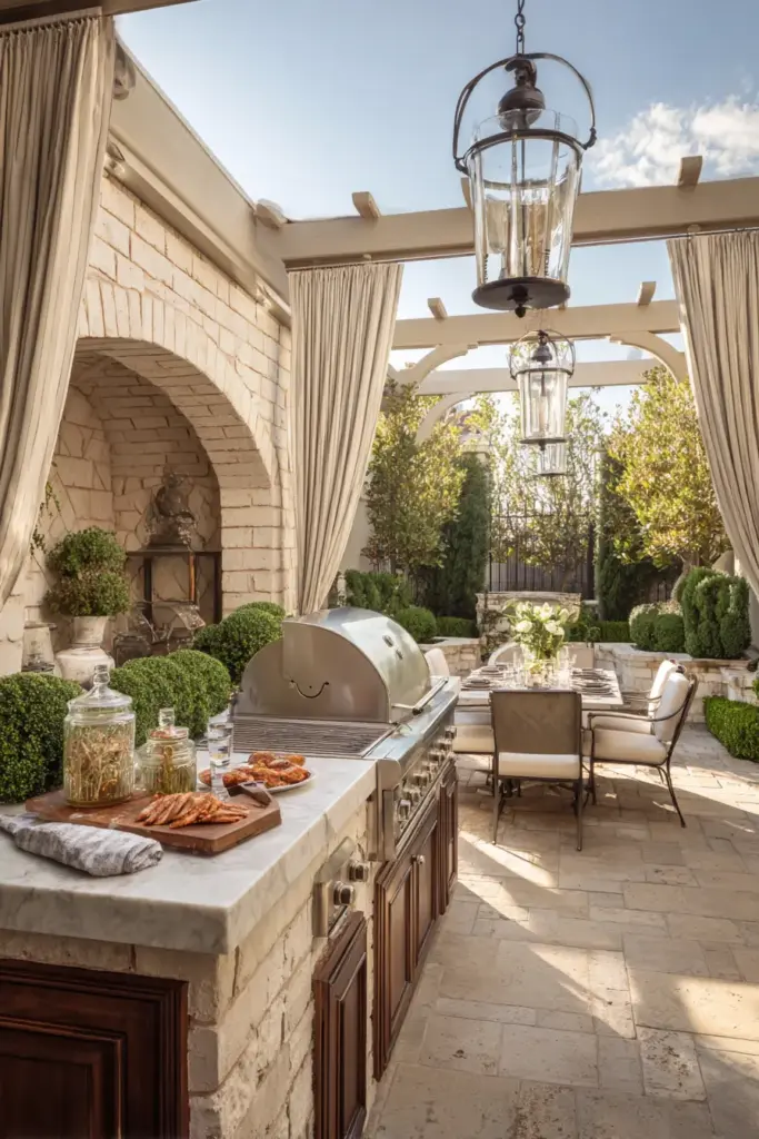 Elegant Outdoor Culinary Retreat