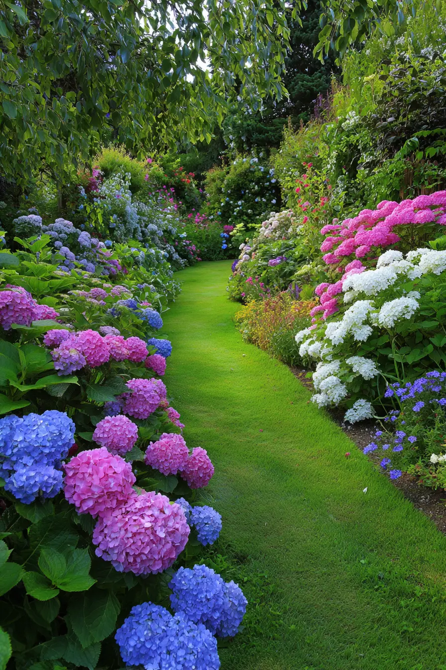 Hydrangea Hedge Heaven