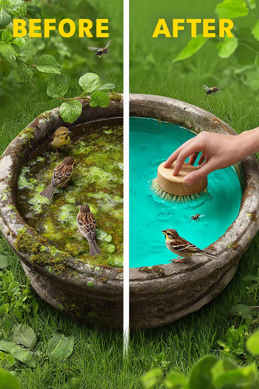 Keeping Your Bird Bath Clean & Well-Maintained