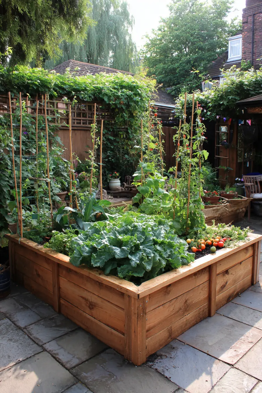 L-Shaped Corner Planter Bed