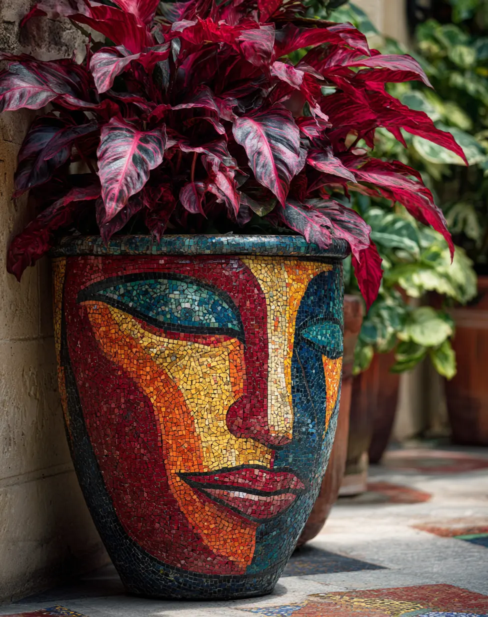 Mosaic Patterned Pot Design