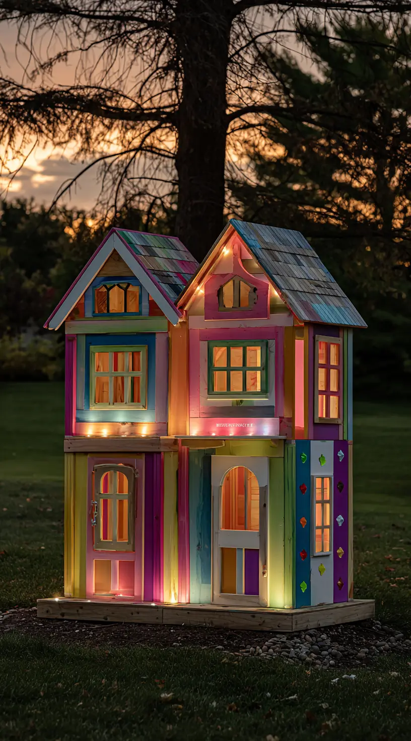Playhouse with a Climbing Wall