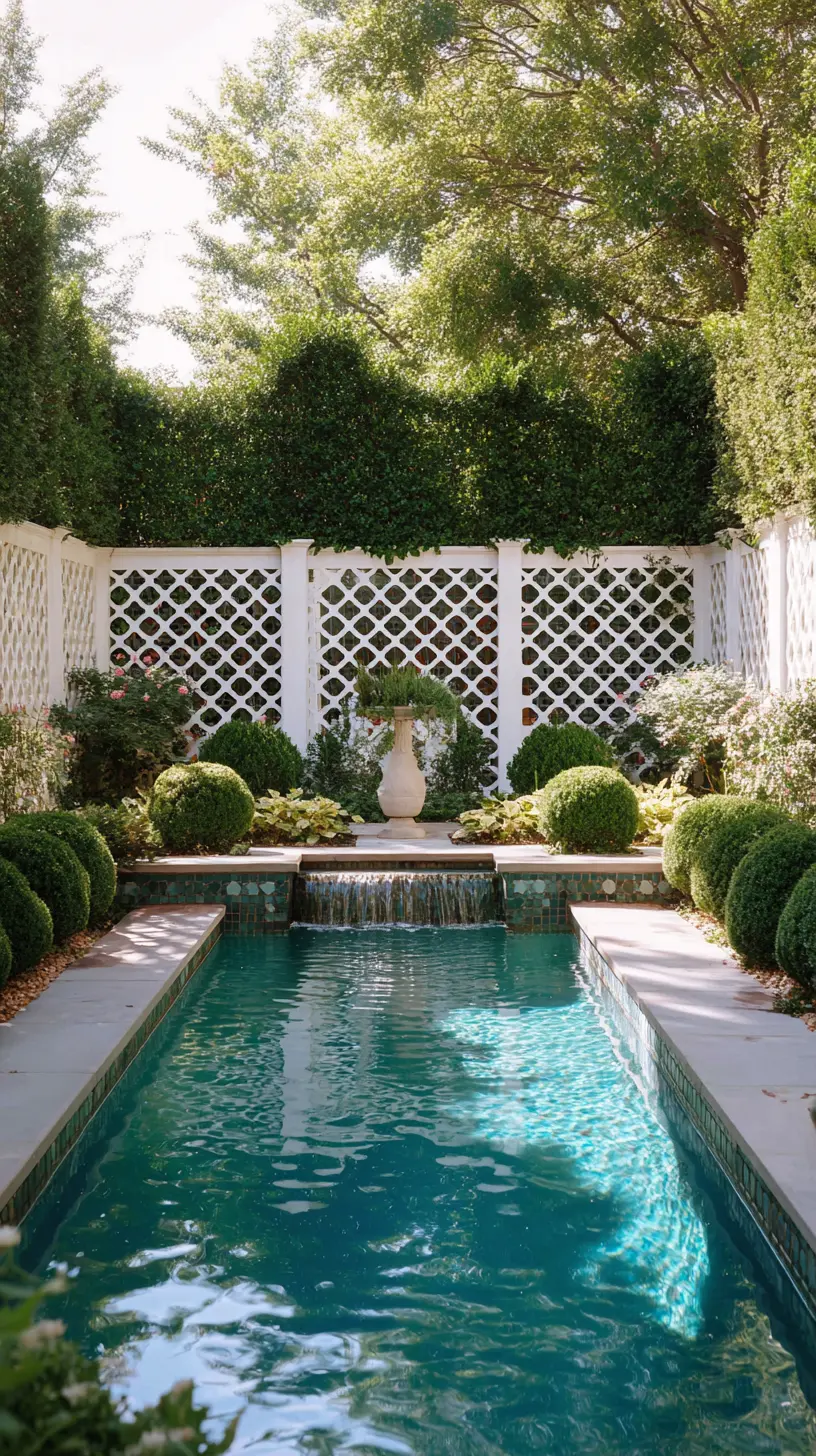 Privacy Screens and Hedges for a Secluded Feel